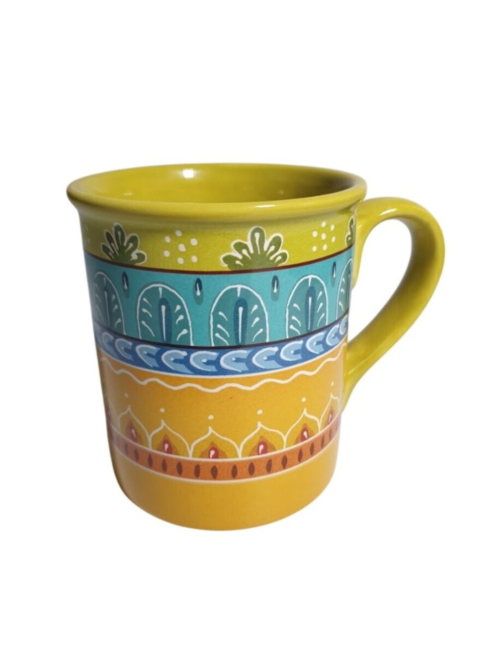 Certified International Ceramic Coffee Mug 16oz Nancy Green Yellow Replacement